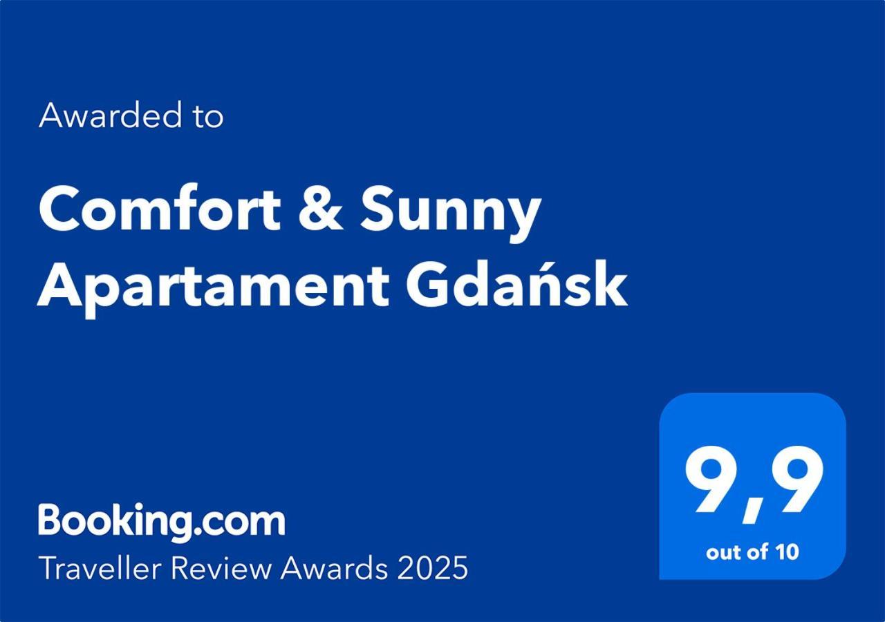 Comfort & Sunny Apartament غدانسك المظهر الخارجي الصورة